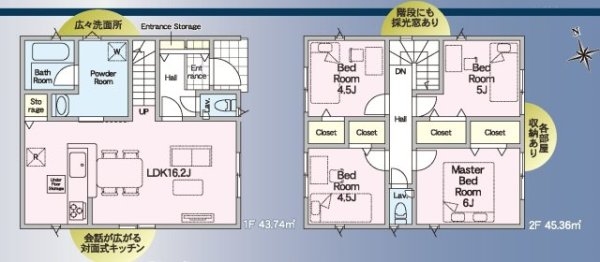 クレイドルガーデン／北区麻生田第５／１号棟