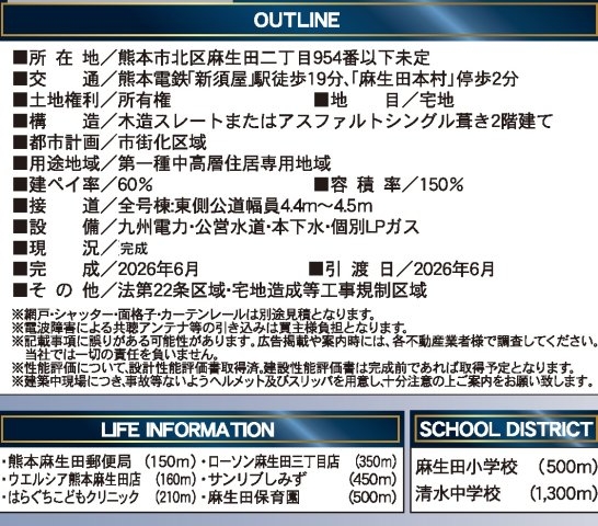 クレイドルガーデン／北区麻生田第５／１号棟