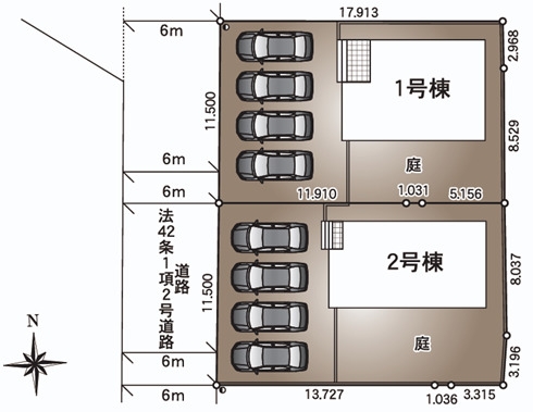 クレイドルガーデン／南区富合町大町第５／１号棟