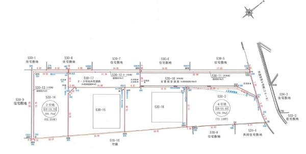 富士宮市宮原530-14付近分譲3号地