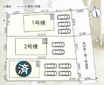 富士市伝法2601付近　クレイドルガーデン第182号棟