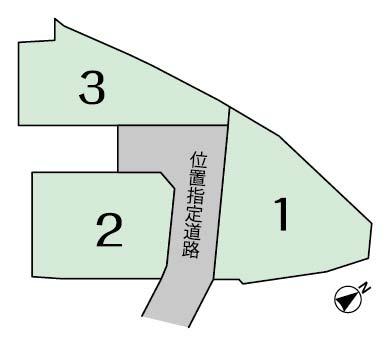 富士宮市宮原172-7付近　分譲3号地