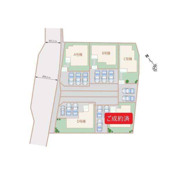 富士宮市小泉1888-1付近ハートフルタウン8期C棟