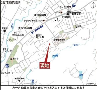 富士宮市大岩577-14付近　クレイドルガーデン第16新築