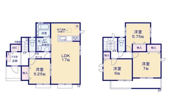 富士宮市小泉1346-1付近ハートフルタウン1期1号棟