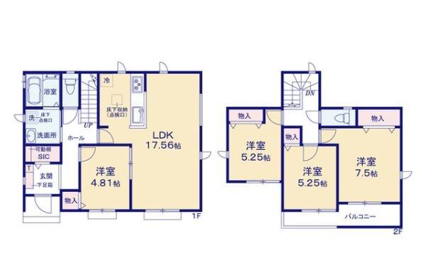 富士宮市小泉1346-1付近ハートフルタウン1期2号棟