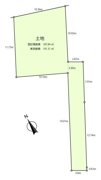 品川区荏原2丁目　土地