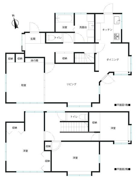 印旛郡栄町安食台　中古戸建
