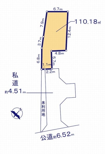 横浜市瀬谷区二ツ橋町の土地