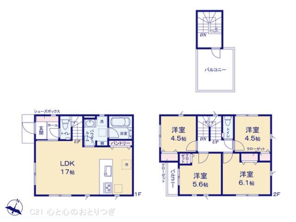 大和市上草柳6丁目第4　新築分譲住宅　3号棟