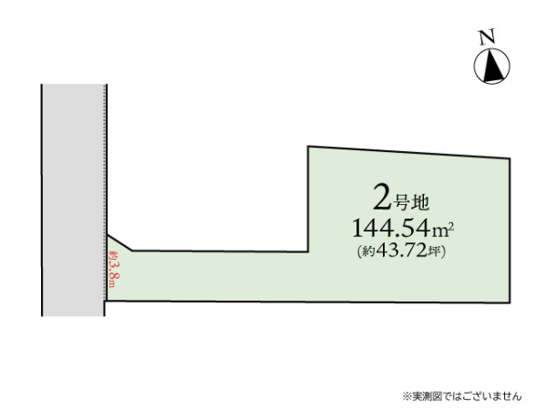横浜市瀬谷区瀬谷5丁目　建築条件付き売地　2号地