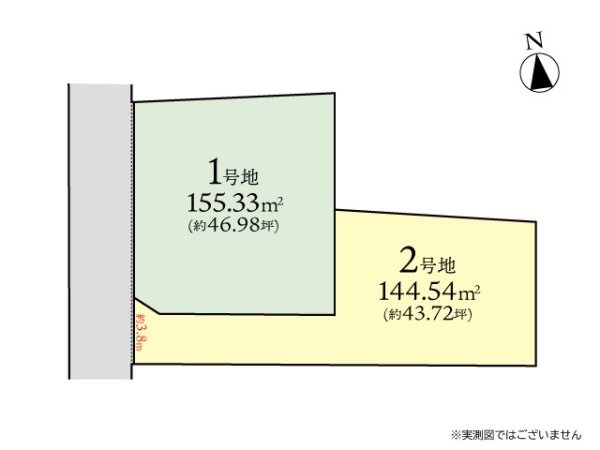 横浜市瀬谷区瀬谷5丁目　建築条件付き売地　2号地
