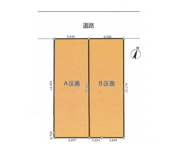 綾瀬市寺尾中４丁目の土地