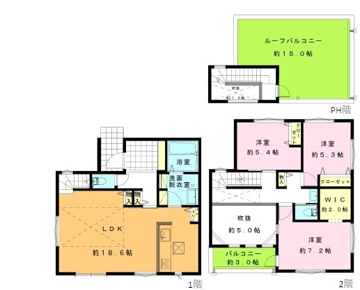 厚木市元町全3棟新築戸建　B棟
