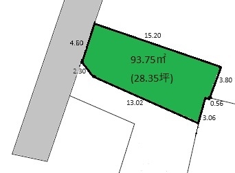 厚木市妻田西３丁目の土地