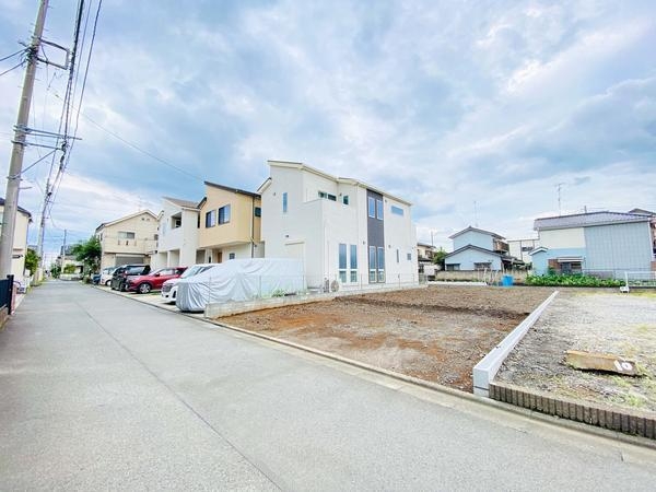 座間市東原3丁目の土地(前面道路含む現地写真)