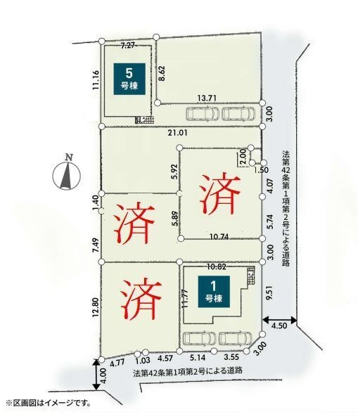 綾瀬市深谷上7丁目　新築戸建　全5棟　5号棟