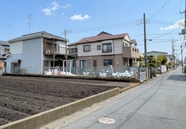 座間市東原3丁目　建築条件なし売地