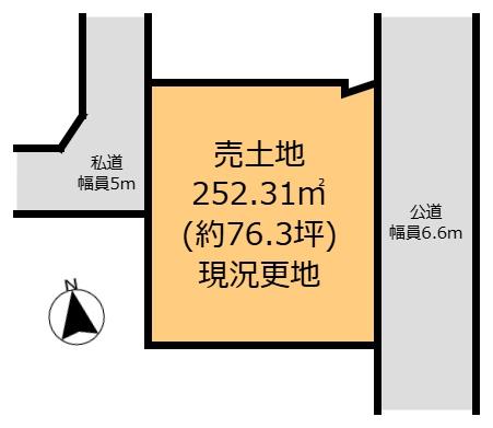 奈良市古市町の売土地