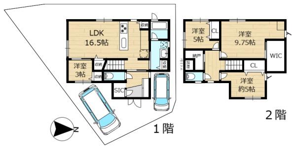 奈良市三松二丁目　中古一戸建