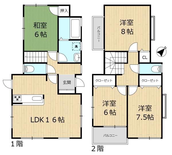 生駒市上町の中古一戸建