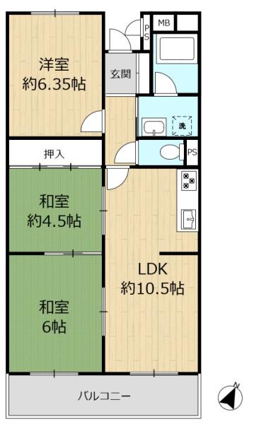 東生駒北ガーデンハイツ２７号棟