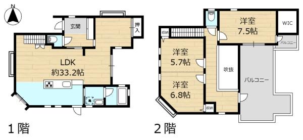 生駒市東菜畑２丁目の中古一戸建て