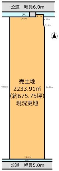天理市柳本町の土地