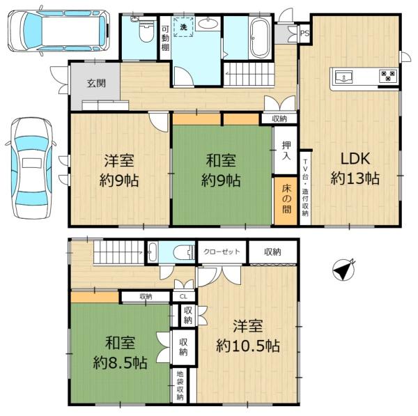 奈良市鳥見町三丁目　中古一戸建