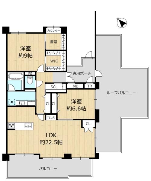 ローレルスクエア登美ヶ丘第Ⅱ期14番館