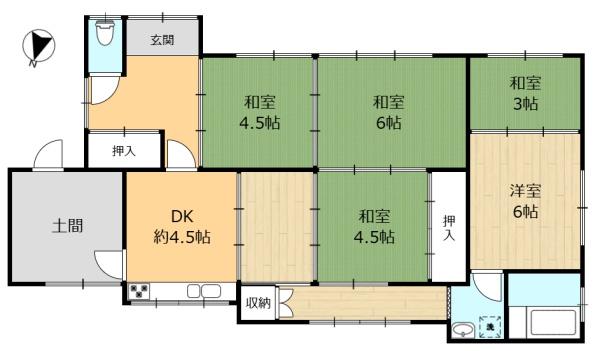 生駒市東松ケ丘の中古一戸建て