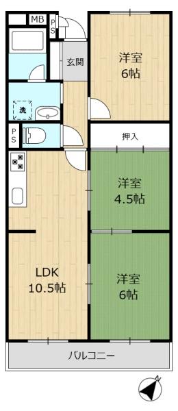 帝塚山ガーデンハイツ１号棟