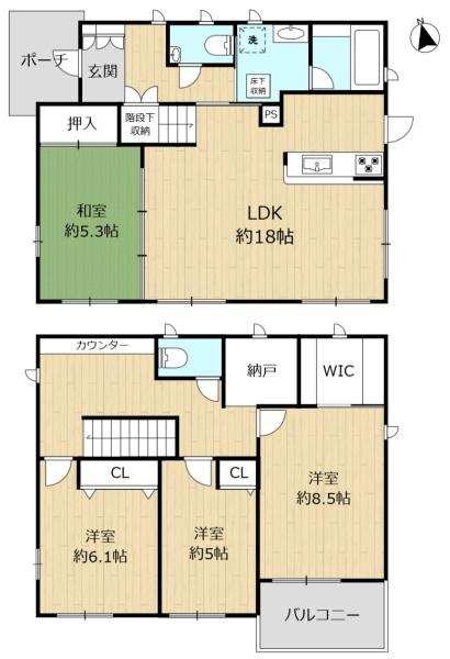 木津川市州見台三丁目　中古一戸建