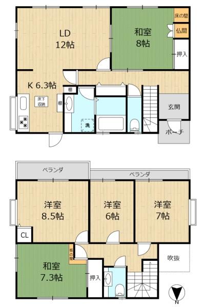 奈良市青山７丁目の中古一戸建て
