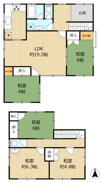 奈良市藤ノ木台３丁目の中古一戸建て