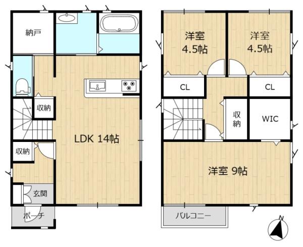 生駒市西松ケ丘の中古一戸建て