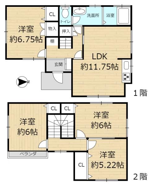生駒郡斑鳩町目安４丁目の中古一戸建