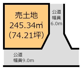 奈良市帝塚山３丁目の売土地