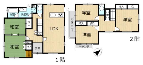 生駒市白庭台５丁目の中古一戸建
