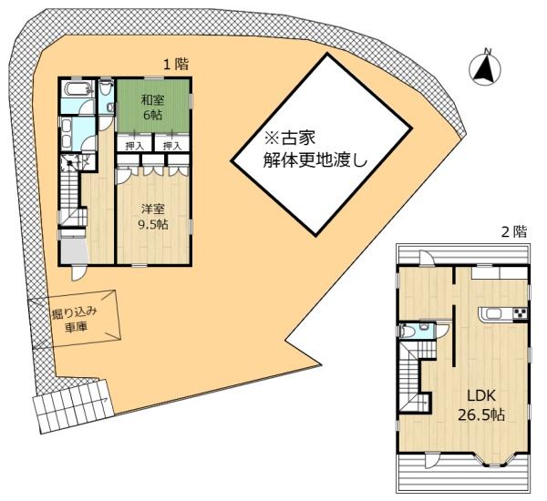 生駒郡平群町北信貴ケ丘１丁目の中古一戸建