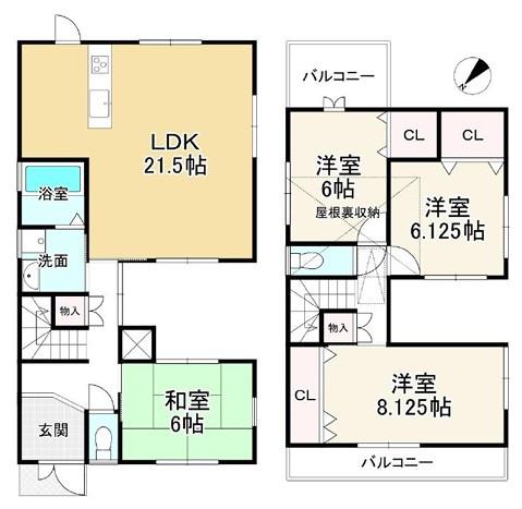 香芝市穴虫の中古一戸建て