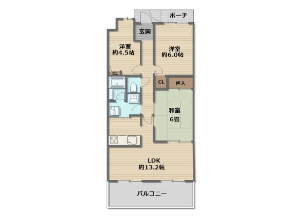 四季彩都けやき館　駐車場付き物件