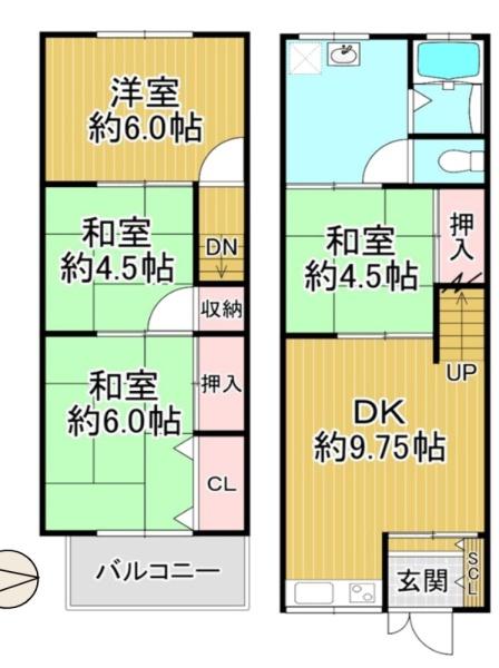 大阪市城東区今福西６丁目の中古一戸建