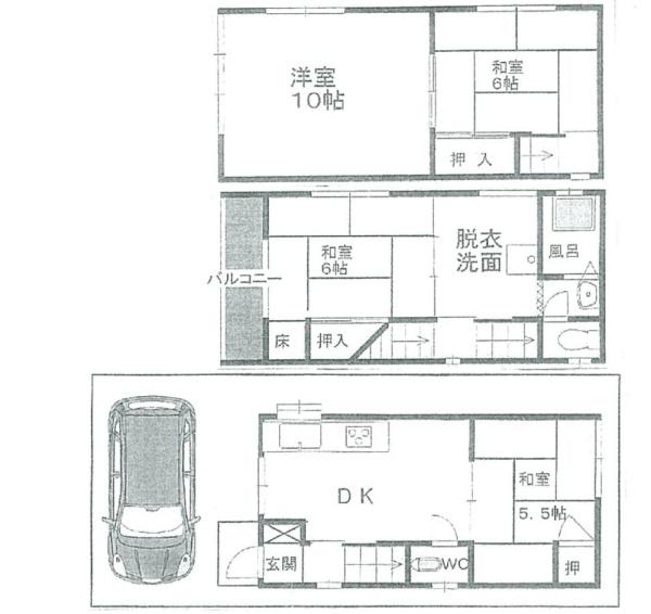 大阪市旭区清水４丁目の中古一戸建