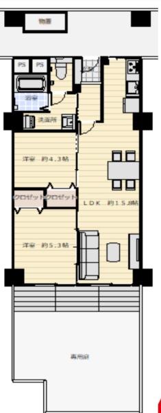 クローバーハイツ森小路１号棟