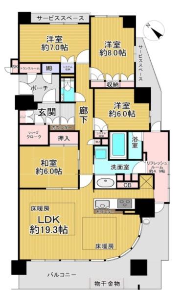 セントプレイス大阪パークサイトコート