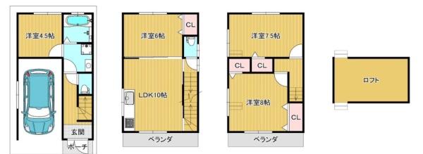 大阪市都島区高倉町３丁目の中古一戸建