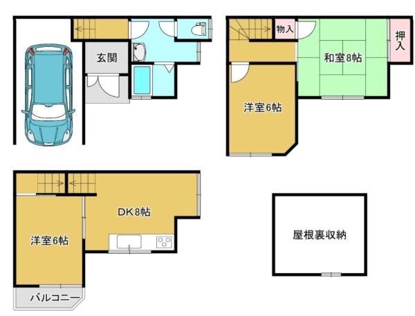 大阪市鶴見区浜３丁目の中古一戸建