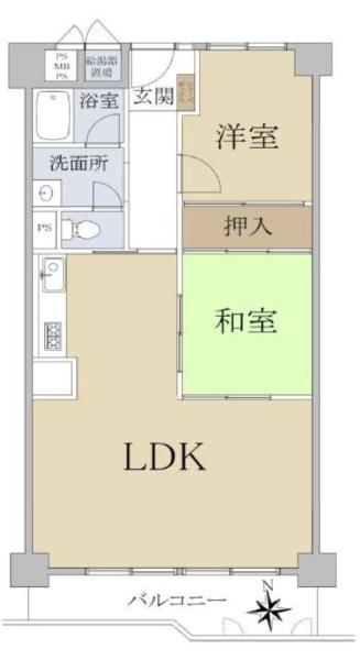 城北ハイツ2号館