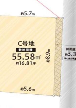 大阪市旭区中宮３丁目の売土地
